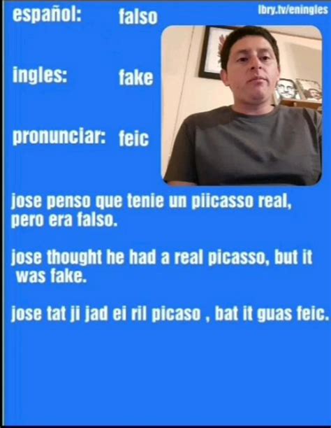 they are fake in spanish
